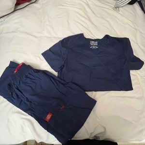 NAVY SCRUBS SET